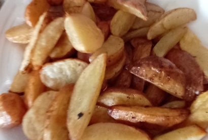 mladi krompir na žaru