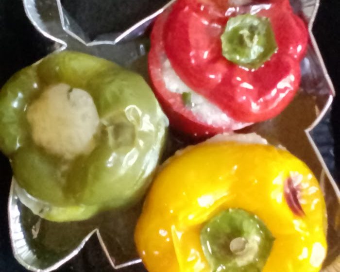 vegetarijanske polnjene paprike